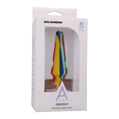 Doc Johnson - Korek analny silikoowy Groovy 12cm Doc Johnson Doc Johnson - Korek analny silikoowy Groovy 12cm Doc Johnson