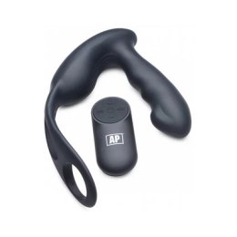 Dojmujący i wibrujący masażer prostaty + uprząż z 7 prędkościami Xr Brands XR Brands