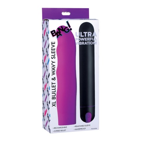 Falisty silikonowy rękaw XL Xr Brands XR Brands Falisty silikonowy rękaw XL Xr Brands XR Brands