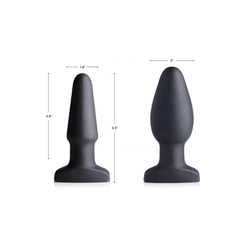 Nadmuchiwany, wibrujący silikonowy korek analny Xr Brands XR Brands Nadmuchiwany, wibrujący silikonowy korek analny Xr Brands XR Brands
