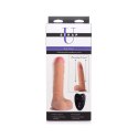 Silikonowe dildo z pilotem zdalnego sterowania Real Thrust Xr Brands XR Brands
