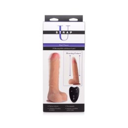 Silikonowe dildo z pilotem zdalnego sterowania Real Thrust Xr Brands XR Brands