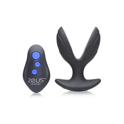 Silikonowy korek analny z wibracjami i funkcją E-Stim Xr Brands XR Brands