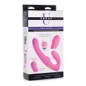 Silikonowy pulsujący i wibrujący strap-on bez ramiączek Xr Brands XR Brands