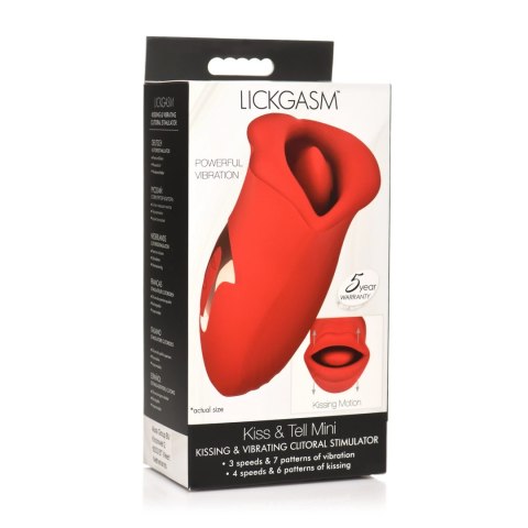 Silikonowy stymulator łechtaczki do całowania i wibracji Xr Brands XR Brands Silikonowy stymulator łechtaczki do całowania i wibracji Xr Brands XR Brands