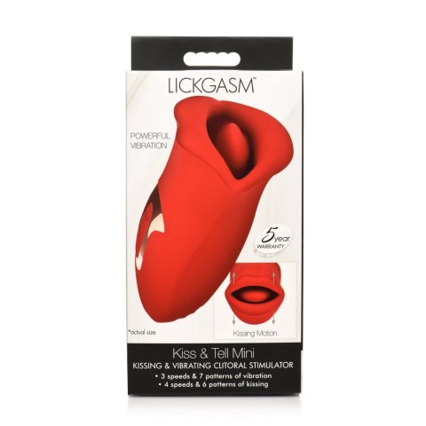 Silikonowy stymulator łechtaczki do całowania i wibracji Xr Brands XR Brands Silikonowy stymulator łechtaczki do całowania i wibracji Xr Brands XR Brands