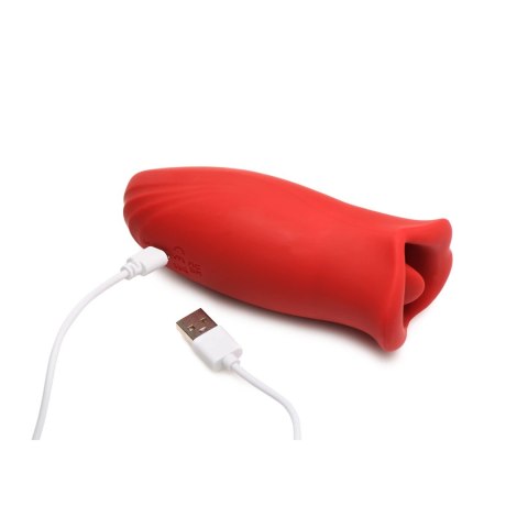 Silikonowy stymulator łechtaczki do całowania i wibracji Xr Brands XR Brands Silikonowy stymulator łechtaczki do całowania i wibracji Xr Brands XR Brands