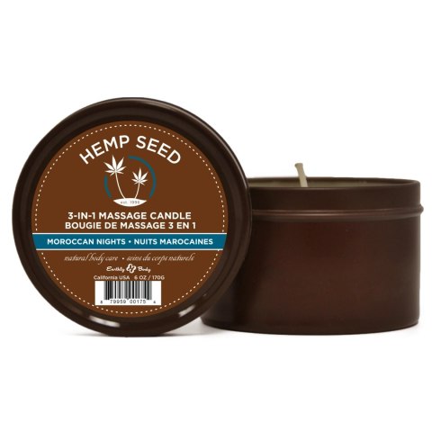 Świeca do masażu Moroccan Nights 170 gr - The earthly body Earthly body Świeca do masażu Moroccan Nights 170 gr - The earthly body Earthly body