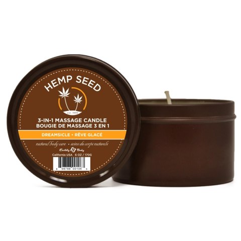 Świeca do masażu dreamsicle 170 gr - The earthly body Earthly body Świeca do masażu dreamsicle 170 gr - The earthly body Earthly body