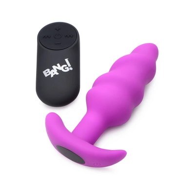 Wibrujący silikonowy korek analny z pilotem zdalnego sterowania Xr Brands XR Brands Wibrujący silikonowy korek analny z pilotem zdalnego sterowania Xr Brands XR Brands
