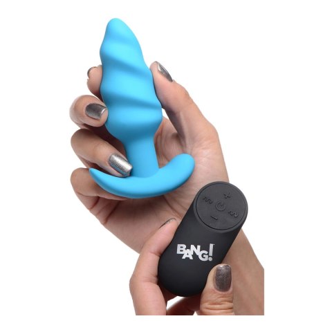 Wibrujący silikonowy korek analny z pilotem zdalnego sterowania Xr Brands XR Brands Wibrujący silikonowy korek analny z pilotem zdalnego sterowania Xr Brands XR Brands