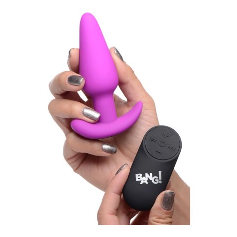 Wibrujący silikonowy korek analny z pilotem zdalnego sterowania Xr Brands XR Brands Wibrujący silikonowy korek analny z pilotem zdalnego sterowania Xr Brands XR Brands