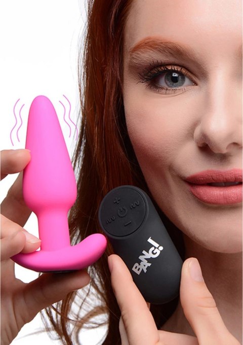 Wibrujący silikonowy korek analny z pilotem zdalnego sterowania Xr Brands XR Brands Wibrujący silikonowy korek analny z pilotem zdalnego sterowania Xr Brands XR Brands