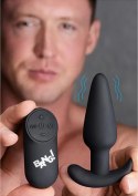Wibrujący silikonowy korek analny z pilotem zdalnego sterowania Xr Brands XR Brands