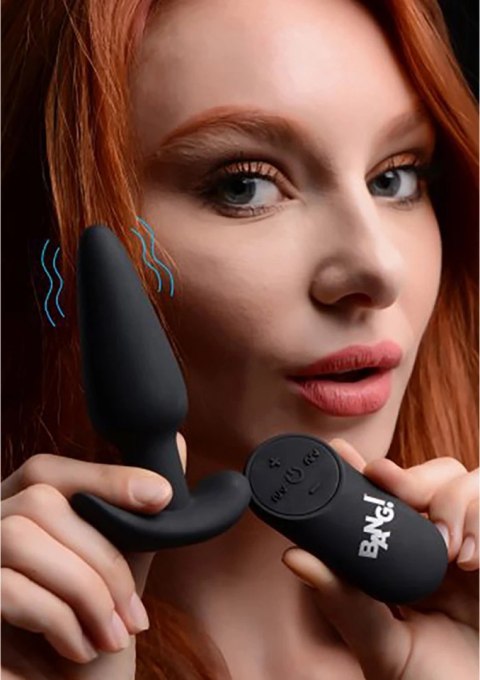 Wibrujący silikonowy korek analny z pilotem zdalnego sterowania Xr Brands XR Brands Wibrujący silikonowy korek analny z pilotem zdalnego sterowania Xr Brands XR Brands