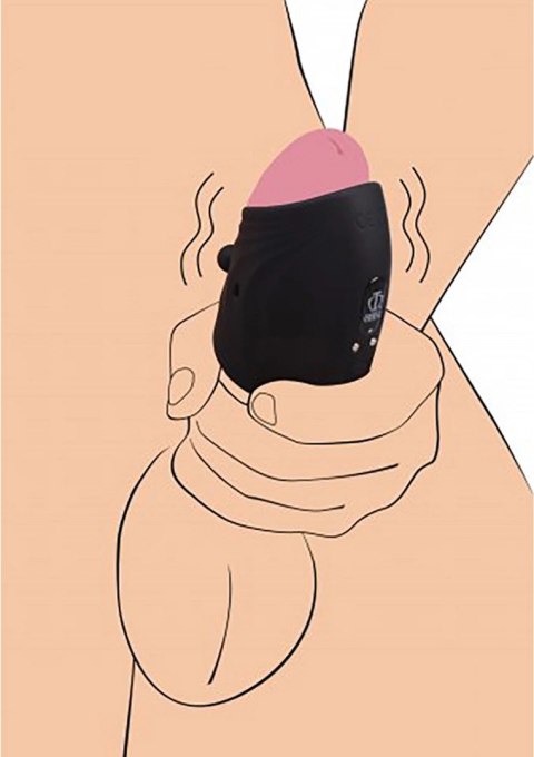 Wibrujący silikonowy rękaw na penisa Xr Brands XR Brands Wibrujący silikonowy rękaw na penisa Xr Brands XR Brands