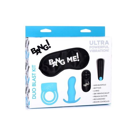 Zestaw Bullet Vibrator z opaską na oczy Xr Brands XR Brands Zestaw Bullet Vibrator z opaską na oczy Xr Brands XR Brands