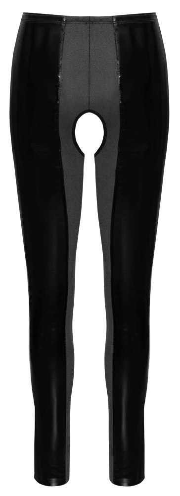 Black Level - Vinylowe Legginsy Bez Kroku Czarne L Black Level Black Level - Vinylowe Legginsy Bez Kroku Czarne L Black Level