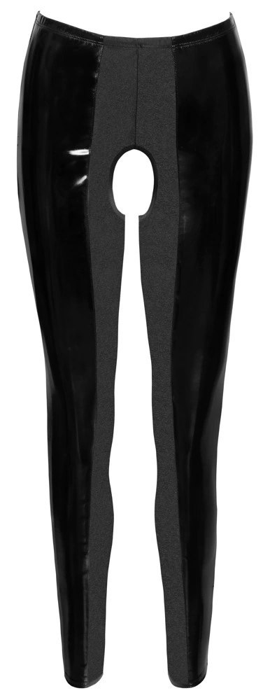 Black Level - Vinylowe Legginsy Bez Kroku Czarne S Black Level Black Level - Vinylowe Legginsy Bez Kroku Czarne S Black Level