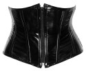 Black Level - Seksowny Gorsecik Bez Biustu Na Zamek XL Black Level