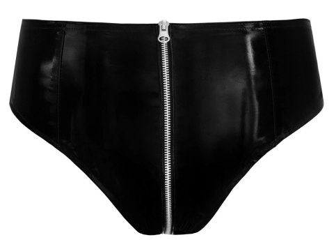 Black Level - Vinylowe Majtki Z Suwakiem Z Przodu M Black Level Black Level - Vinylowe Majtki Z Suwakiem Z Przodu M Black Level