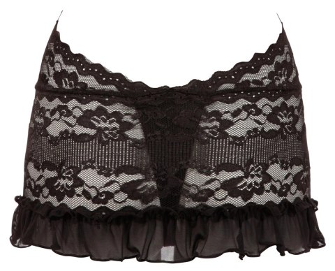 Cottelli LINGERIE - Seksowna Sukienka Z Delikatnej Koronki I Stringi Czarne L Cottelli LINGERIE Cottelli LINGERIE - Seksowna Sukienka Z Delikatnej Koronki I Stringi Czarne L Cottelli LINGERIE