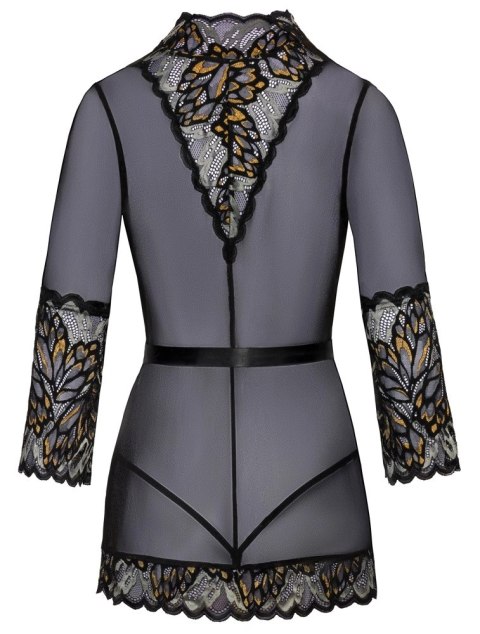 Kissable - Seksowny Szlafroczek Z Delikatną Koronką Czarny L/XL Kissable Kissable - Seksowny Szlafroczek Z Delikatną Koronką Czarny L/XL Kissable