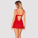 Obsessive - Seksowna Czerwona Sukienka Ze Stringami Ingridia XL/2XL Obsessive
