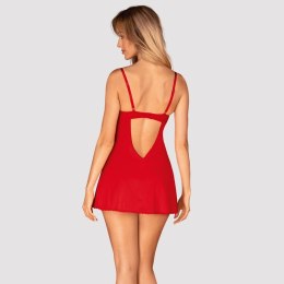 Obsessive - Seksowna Czerwona Sukienka Ze Stringami Ingridia XL/2XL Obsessive