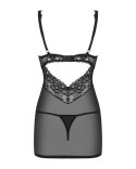 Obsessive - Seksowna Sukienka Z Delikatną Koronką + Stringi L/XL Obsessive