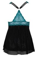 Cottelli CURVES - Babydoll Z Koronkową Górą I Siateczkową Spódnicą 3XL Cottelli CURVES