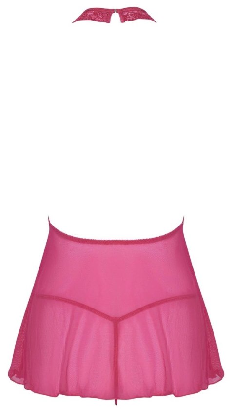 Cottelli LINGERIE - Różowa Haleczka Z Delikatną Koronką + Stringi L/XL Cottelli LINGERIE Cottelli LINGERIE - Różowa Haleczka Z Delikatną Koronką + Stringi L/XL Cottelli LINGERIE