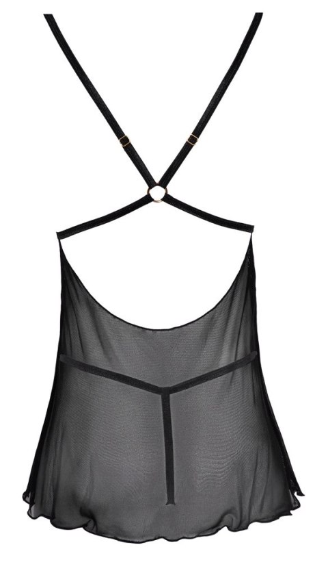 Cottelli LINGERIE - Seksowna Siateczkowa Halka Z Delikatną Koronką + Stringi XL Cottelli LINGERIE Cottelli LINGERIE - Seksowna Siateczkowa Halka Z Delikatną Koronką + Stringi XL Cottelli LINGERIE