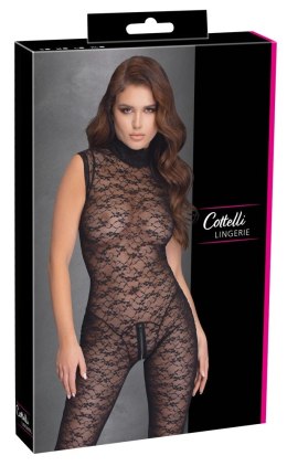 Cottelli LINGERIE - Seksowne Koronkowy Kombinezon Bez Rękawów Czarny XL Cottelli LINGERIE