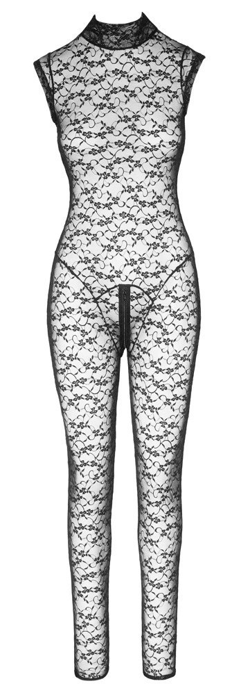 Cottelli LINGERIE - Seksowne Koronkowy Kombinezon Bez Rękawów Czarny M Cottelli LINGERIE Cottelli LINGERIE - Seksowne Koronkowy Kombinezon Bez Rękawów Czarny M Cottelli LINGERIE