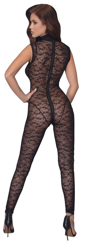 Cottelli LINGERIE - Seksowne Koronkowy Kombinezon Bez Rękawów Czarny S Cottelli LINGERIE Cottelli LINGERIE - Seksowne Koronkowy Kombinezon Bez Rękawów Czarny S Cottelli LINGERIE