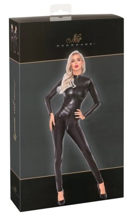 Noir - Długi Kombinezon Z Zamkiem Błyskawicznym Skóra Węża XL Noir