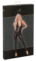 Noir - Seksowny Matowy Kombinezon Bez Pleców Czarny M Noir