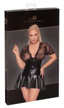 Noir - Krótka Sukienka Z Szeroką Spódnicą Czarna 5XL Noir