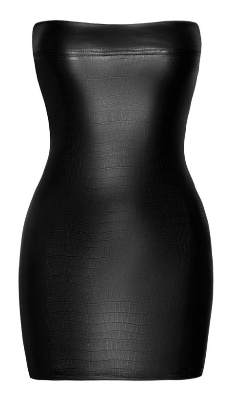 Noir - Seksowna Krótka Sukienka Bez Ramiączek W Krokodylim Wzorze XL Noir Noir - Seksowna Krótka Sukienka Bez Ramiączek W Krokodylim Wzorze XL Noir