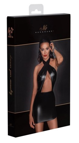 Noir - Seksowna Mini Sukienka Bez Pleców Czarna XL Noir