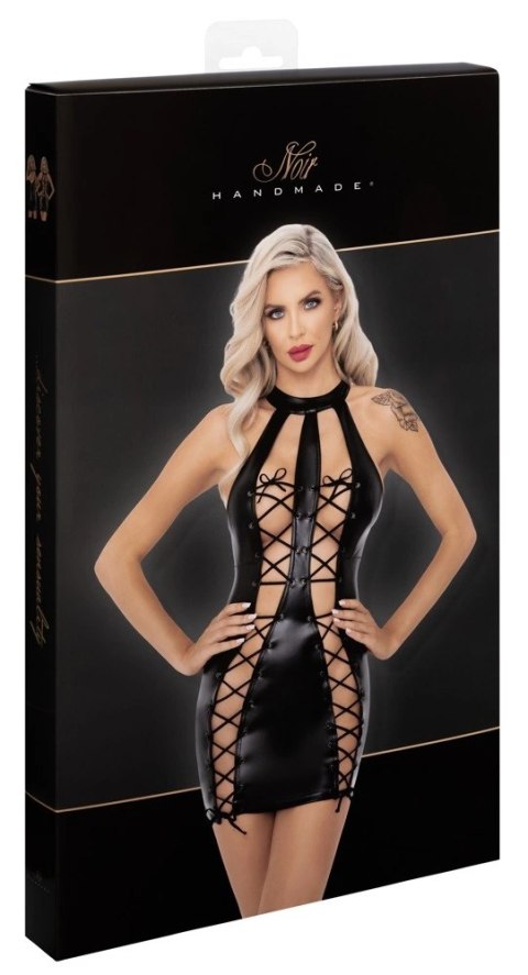 Noir - Seksowna Sukienka Z Otwartym Sznurowaniem Czarna M Noir Noir - Seksowna Sukienka Z Otwartym Sznurowaniem Czarna M Noir