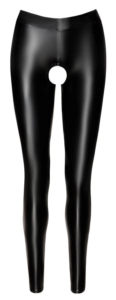 Noir - Seksowne Legginsy Z Wysoką Talią Bez Krocza I Odkrytymi Pośladkami M Noir Noir - Seksowne Legginsy Z Wysoką Talią Bez Krocza I Odkrytymi Pośladkami M Noir