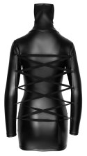 Cottelli Bondage - Matowa Obcisła Sukienka Z Taśmą Bondage Czarna XL Cottelli BONDAGE