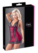 Cottelli LINGERIE - Seksowna Czerwona Sukienka Z Czarnymi Koronkowymi Wstawkami M Cottelli LINGERIE