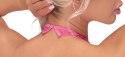 Cottelli LINGERIE - Różowe Koronkowe Body Z Otwartym Kroczem L/XL Cottelli LINGERIE