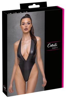 Cottelli PARTY - Seksowne Mocno Wycięte Matowe Body Czarne XL Cottelli PARTY