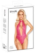 Kissable - Figlarne Body Z Różowej Seksownej Koronki L/XL Kissable