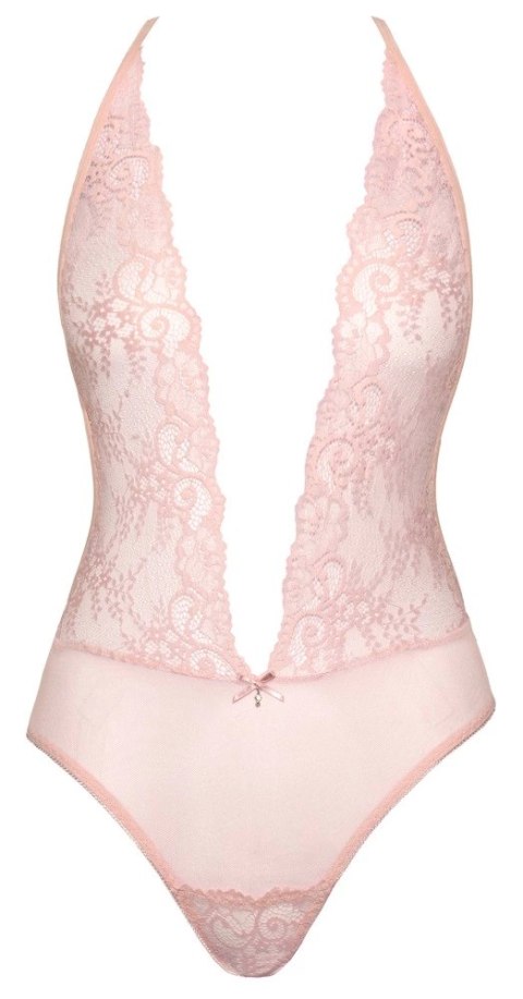 Kissable - Seksowne Koronkowe Body Różowe L/XL Kissable Kissable - Seksowne Koronkowe Body Różowe L/XL Kissable