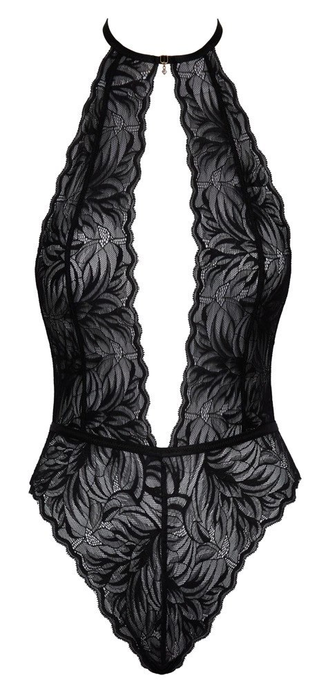 Kissable - Seksowne Uwodzicielskie Czarne Body Z Koronki L/XL Kissable Kissable - Seksowne Uwodzicielskie Czarne Body Z Koronki L/XL Kissable